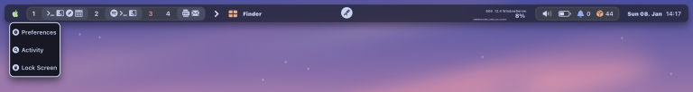 SketchyBar : une barre d&rsquo;état macOS hautement personnalisable avec scripting et animations