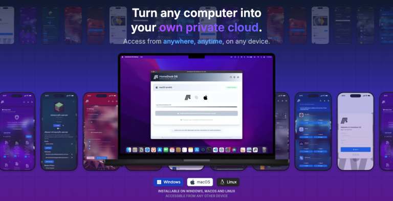 HomeDock OS : Transformez votre ordinateur en Cloud Privé auto-hébergé