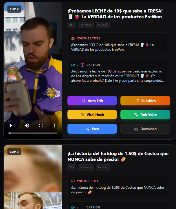 OPENSHORTS : créez des shorts IA sans watermark, en auto-hébergé