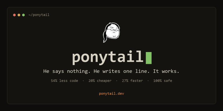 PONYTAIL : le plugin qui apprend à votre IA à écrire moins de code… et de meilleur code