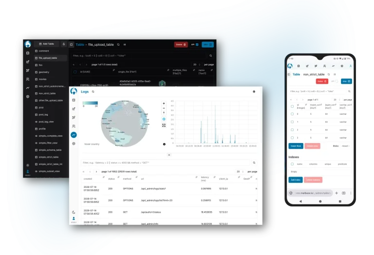 TRAILBASE : le backend single-executable qui veut tout faire tenir dans un seul binaire
