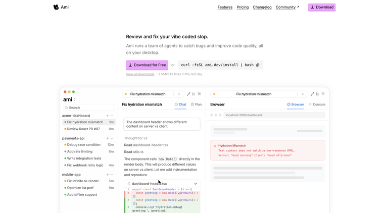 AMI : une équipe d&rsquo;agents qui reproduit, diagnostique et corrige les bugs sur votre machine