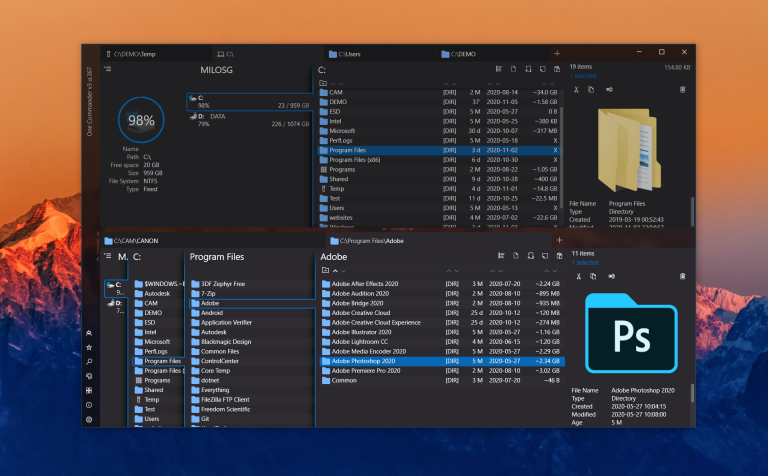 ONECOMMANDER V4 : le gestionnaire de fichiers Windows réécrit de zéro, en beta publique