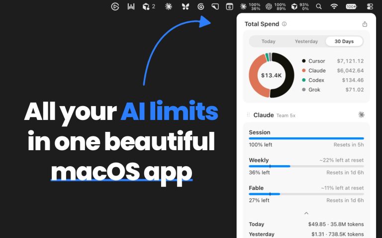 OPENUSAGE : l&rsquo;alternative open source à CodexBar pour suivre ses quotas IA dans la menu bar