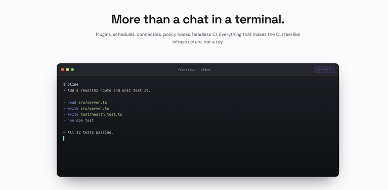 CLINE CLI : orchestration d&rsquo;agents IA dans votre terminal et au-delà