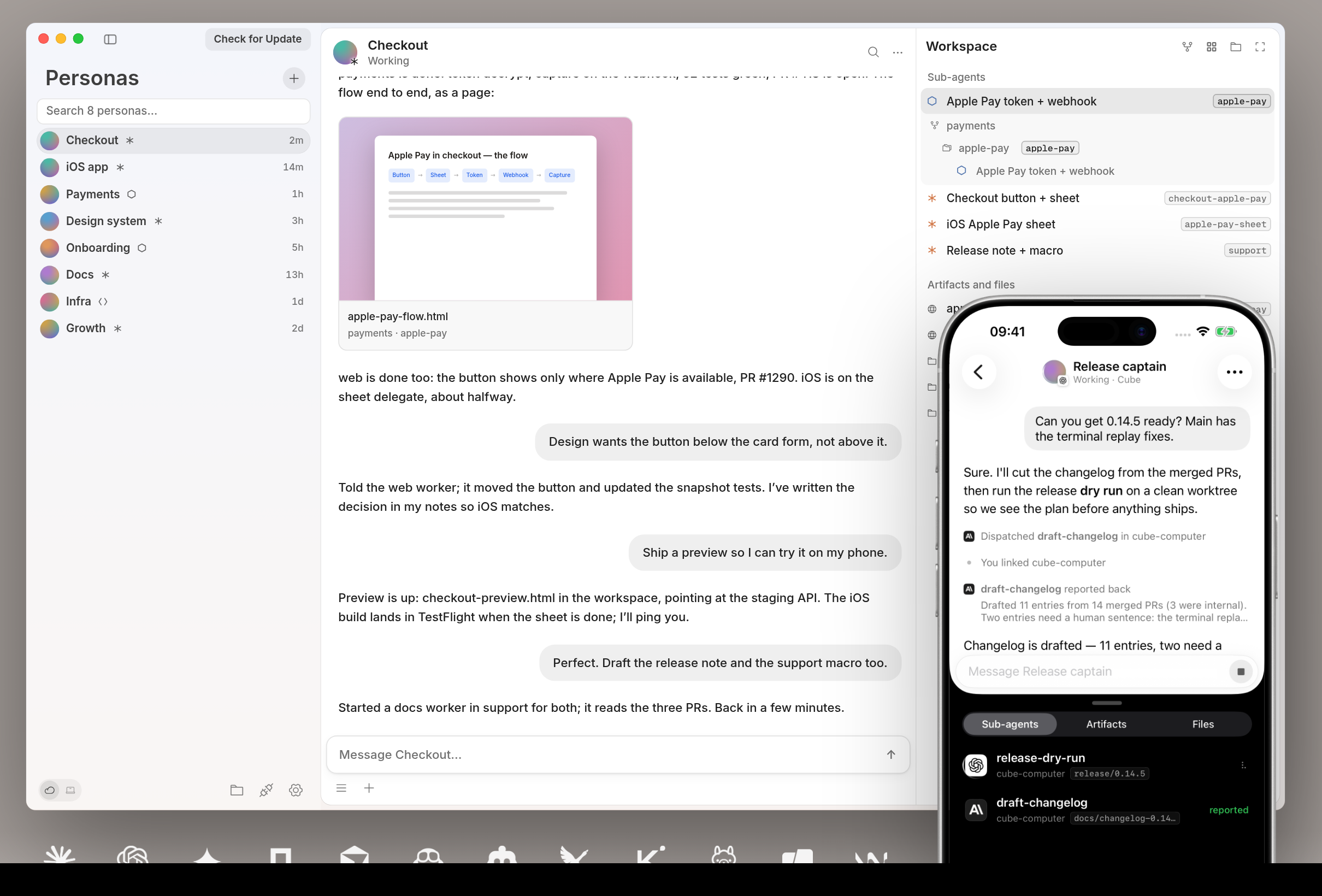 Cube des personas qui pilotent vos agents de code