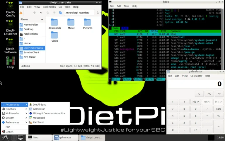DIETPI : le Debian minimal qui installe ses logiciels tout seul