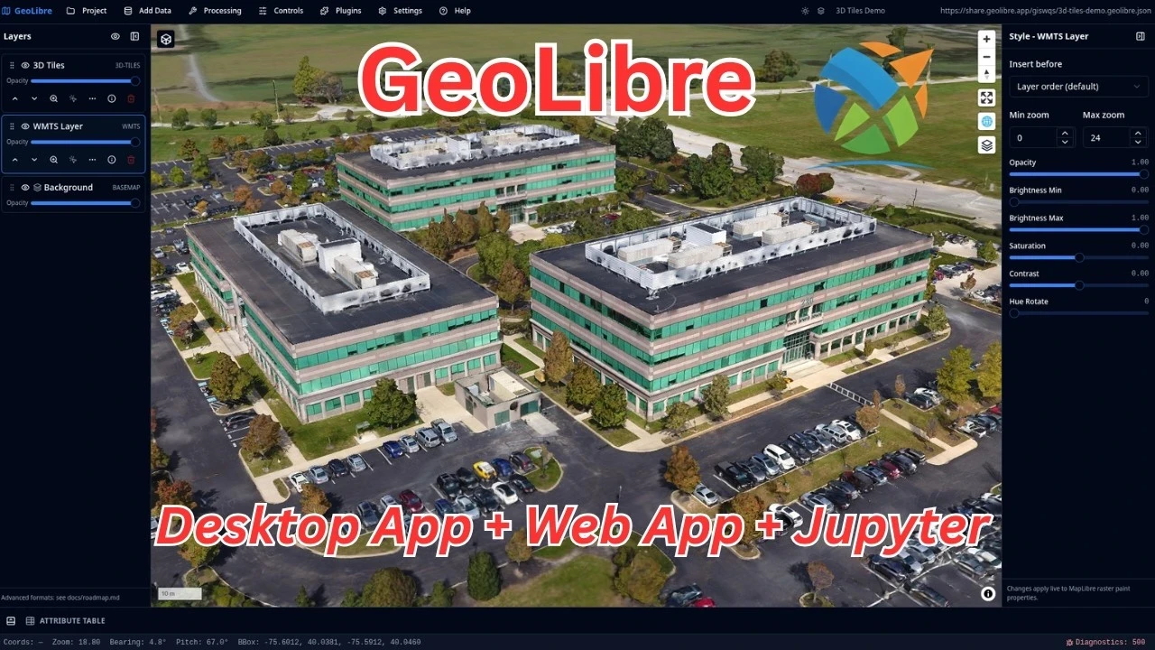 Geolibre un sig open source qui tient dans votre n