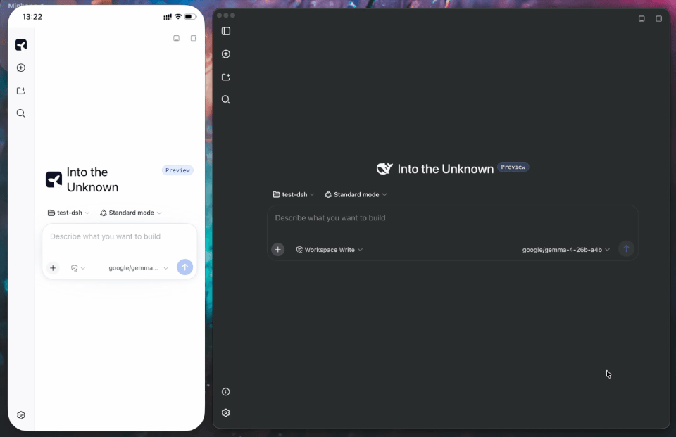 Minke en acces distant : le meme espace de travail sur mobile et sur ordinateur