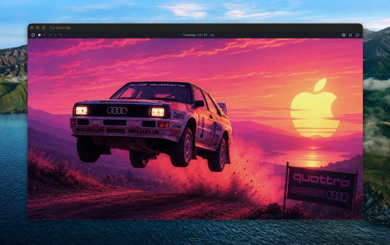 TRY-OMARCHY : Omarchy 4 dans une VM ARM64 sur ton Mac, sans toucher au SSD