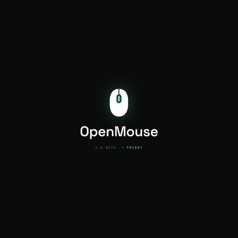 Image OpenMouse issue d un tweet de @openmouseapp, présentation visuelle du projet