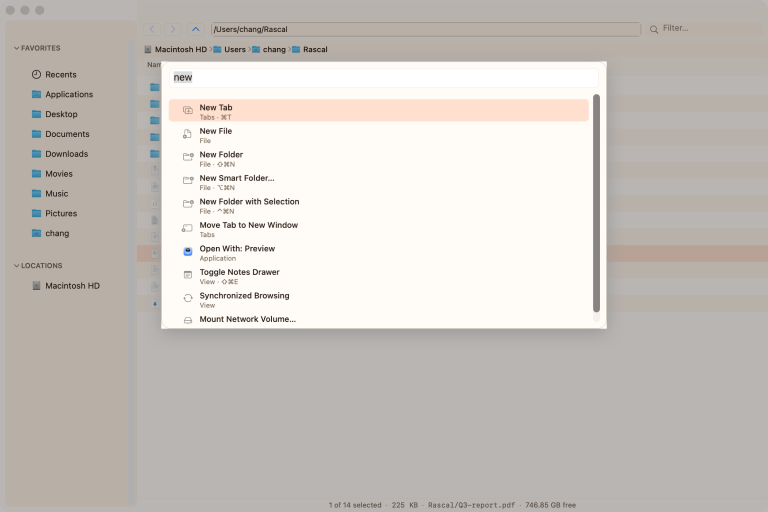 RASCAL : un Finder macOS qui garde le rythme