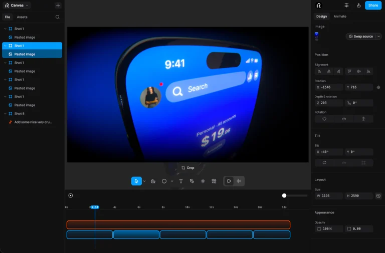 RAYLIGHT : des vidéos produits d&rsquo;allure studio sans After Effects