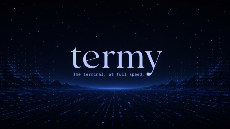 TERMY : un terminal natif GPU, rapide, pour le travail quotidien