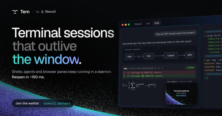 TERN : le terminal dont les sessions survivent à la fenêtre