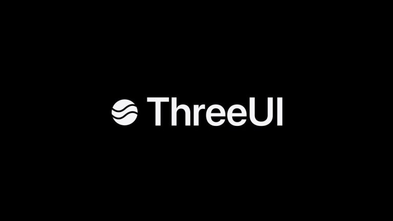 THREEUI : des composants et shaders Three.js prêts à copier, pour des sites qui bougent