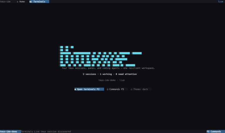 TMUX-IDE : un poste de pilotage tmux pour votre équipe d&rsquo;agents de code