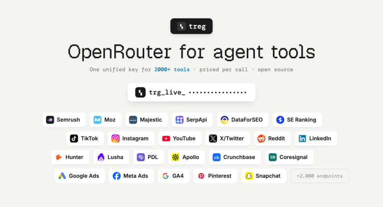 TREG : une clé pour 3 600 outils d&rsquo;agents IA