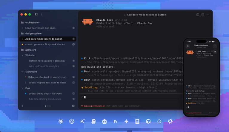 UNPEEL : votre terminal d&rsquo;agents qui survit à tout, même à votre iPhone
