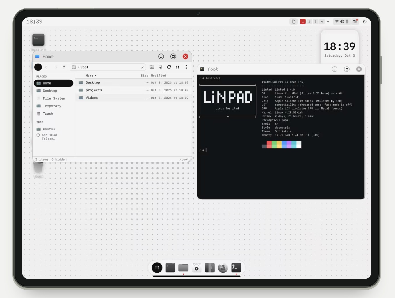 Linpad du vrai linux sur ipad sans jailbreak ni ma