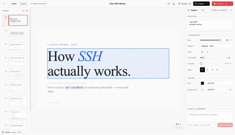 OPEN-SLIDE : le framework de slides où l’agent écrit le React